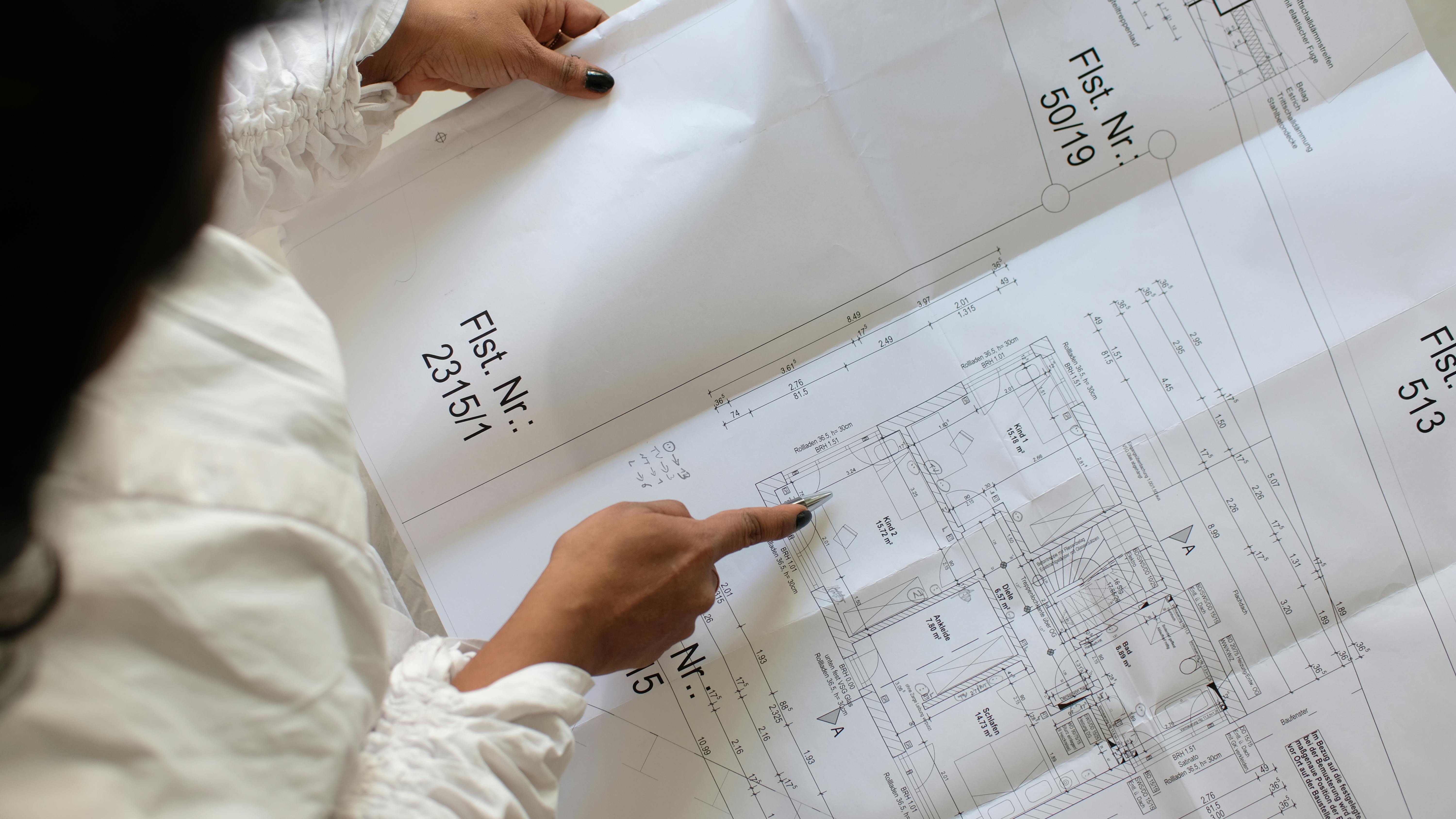 Site master plan for a large-scale commercial or mixed-use development